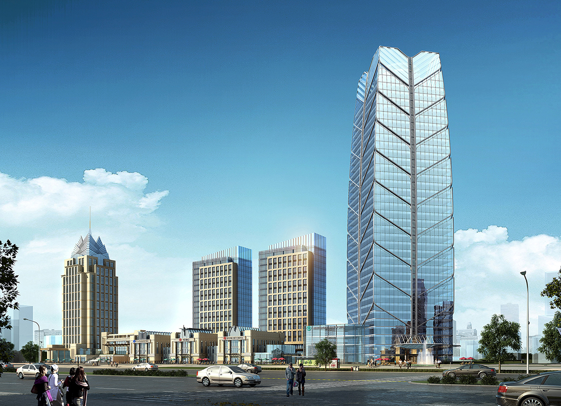 天豐裝配式鋼結構項目——金穗大廈 天豐裝配式鋼結構項目——金穗大廈